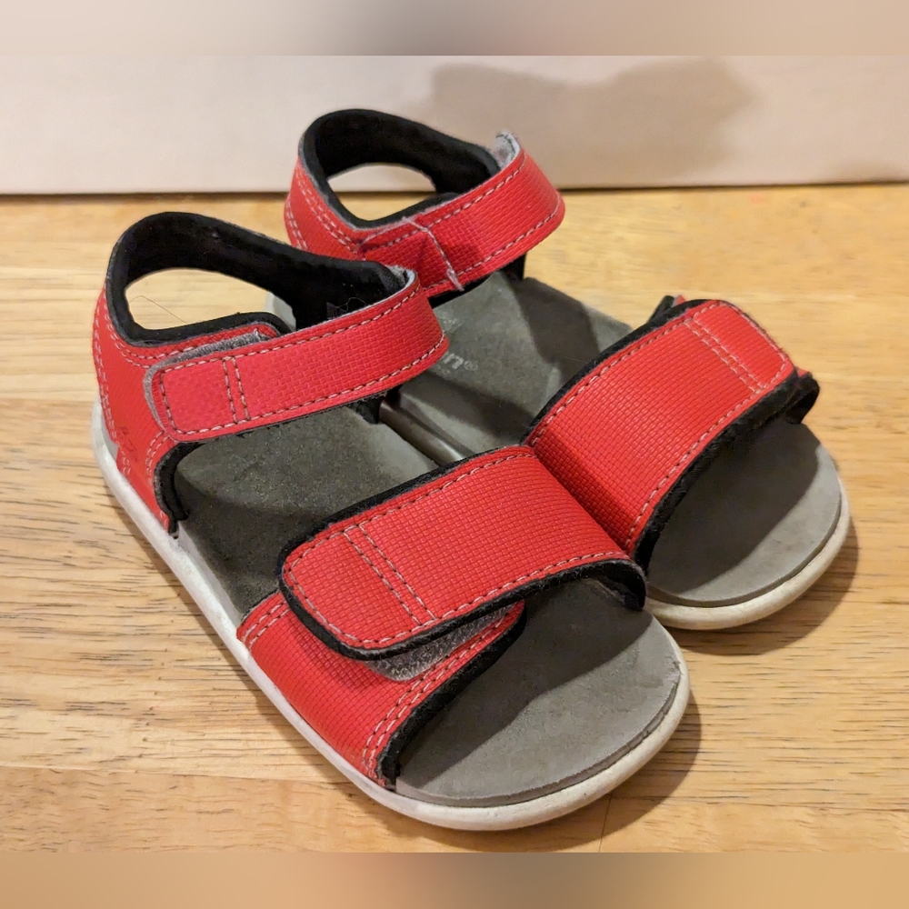 See Kai Run Red Toddler Sandals Sz 7